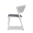 CDC12049-ID Sand White Outdoor Dining Chair - Grey (Set of 2)