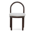 CDC12107-LJ Brown Dining Chair - Clay Grey (Set of 2)