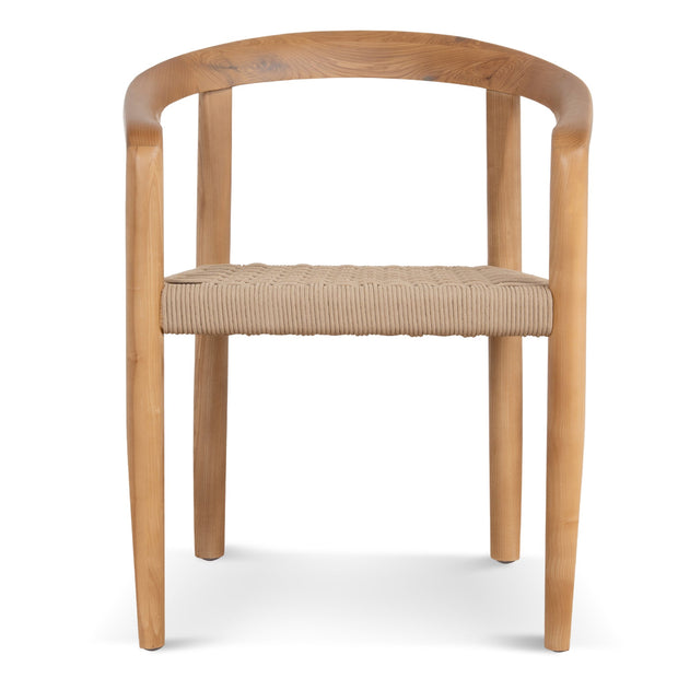CDC12113-NX Natural Dining Chair - Naxos Latte Rope (Set of 2)