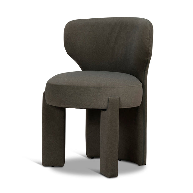 CDC12159-FH Fabric Dining Chair - Dark Moss Green