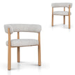 CDC12444-CI Natural Dining Chair -  Kalunfu Beige (Set of 2)