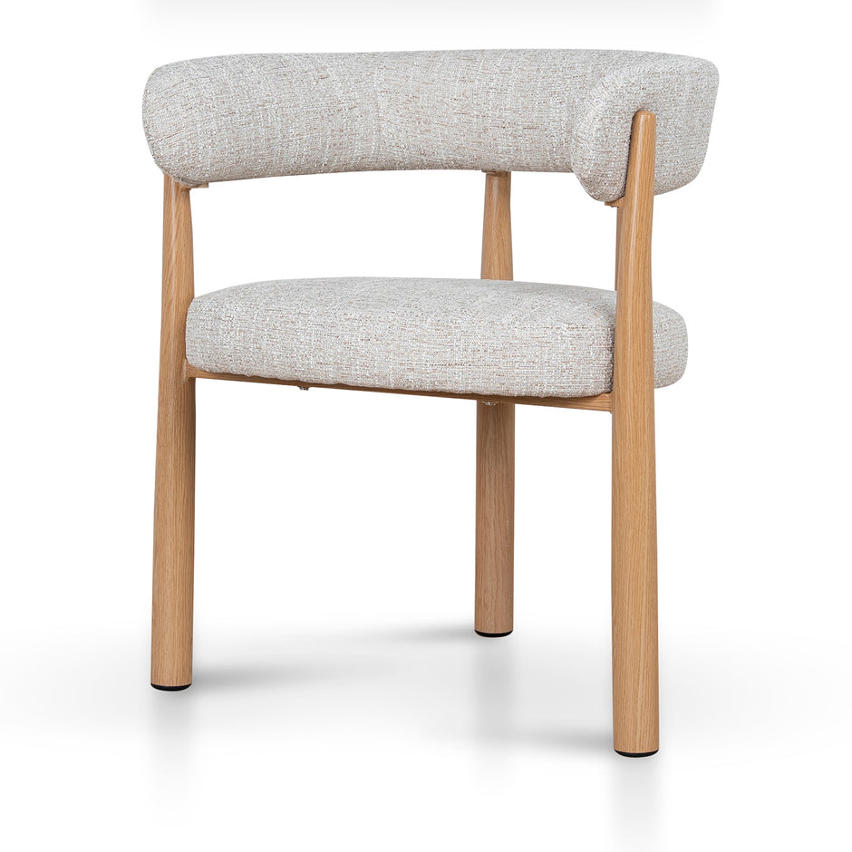 CDC12444-CI Natural Dining Chair -  Kalunfu Beige (Set of 2)