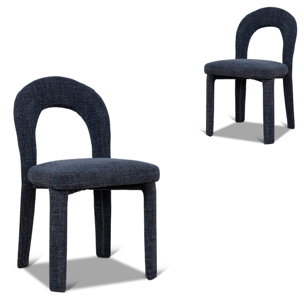 CDC12447-CI Blue Sand Dining Chair - Moss Navy (Set of 2)