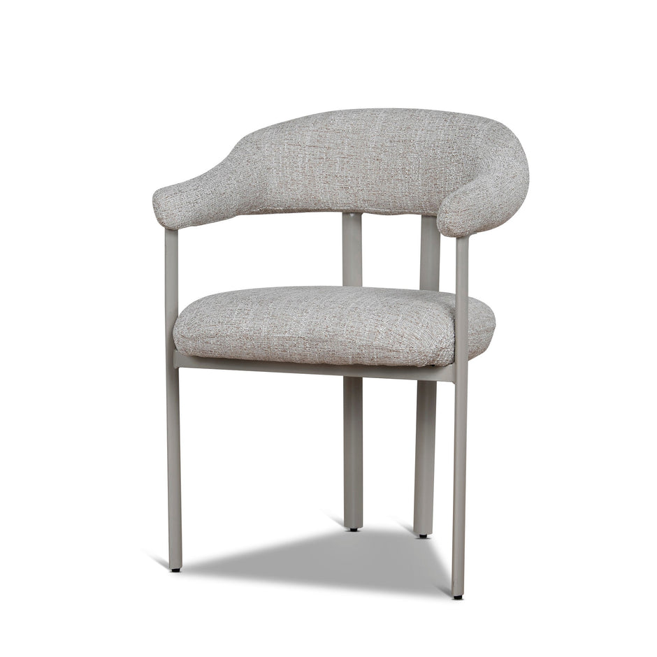 CDC12453-CI Cream Dining Chair - Pale Beige (Set of 2)