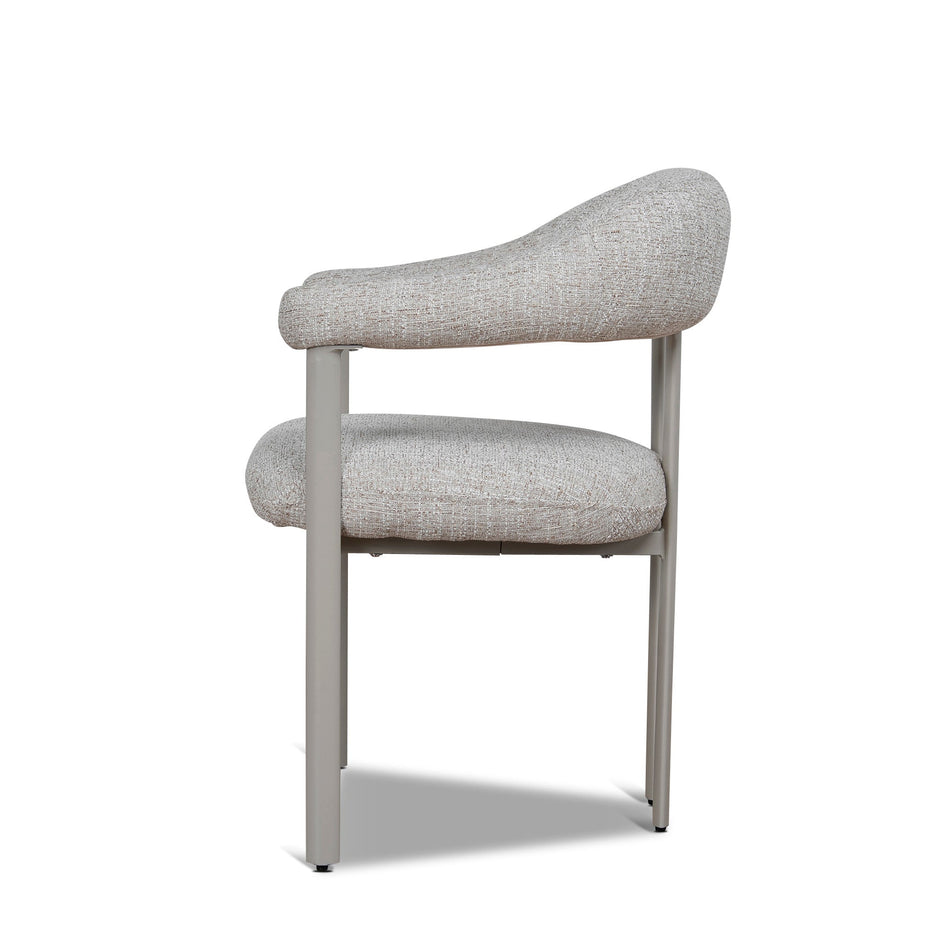 CDC12453-CI Cream Dining Chair - Pale Beige (Set of 2)