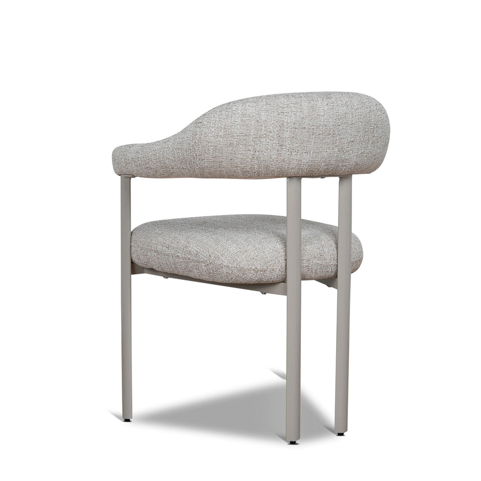 CDC12453-CI Cream Dining Chair - Pale Beige (Set of 2)