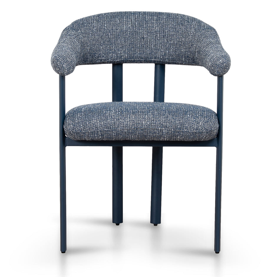 CDC12454-CI Blue Sand Dining Chair - Prussian Blue (Set of 2)