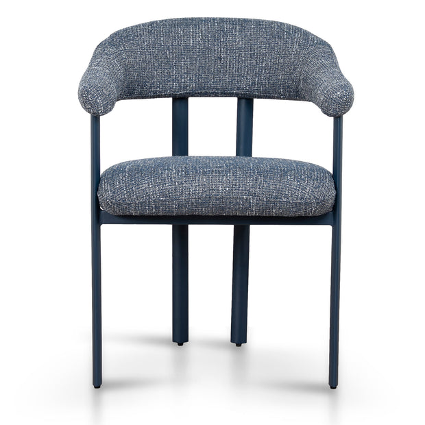 CDC12454-CI Blue Sand Dining Chair - Prussian Blue (Set of 2)