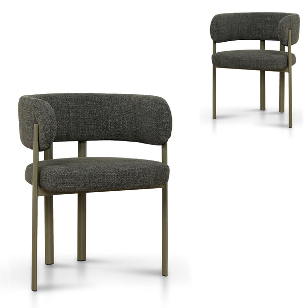 CDC12455-CI Green Dining Chair - Kaitoke Green (Set of 2)