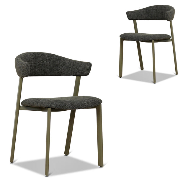 CDC12464-CI Green Dining Chair - Kaitoke Green (Set of 2)