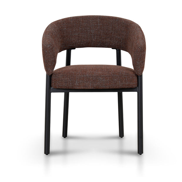 CDC12469-CI Black Dining Chair - Moss Brown (Set of 2)