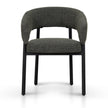 CDC12470-CI Black Dining Chair - Kaitoke Green (Set of 2)