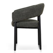 CDC12470-CI Black Dining Chair - Kaitoke Green (Set of 2)