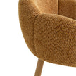CDC12552-IG Natural Dining Chair - Honeycomb Ochre