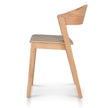 CDC12648-SD Natural Dining Chair - Latte Seat (Set of 2)