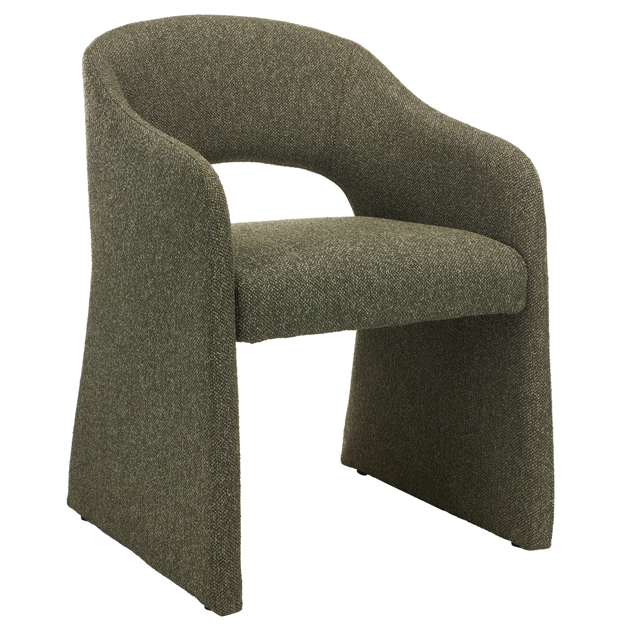 CDC12680-MR Fabric Dining Chair - Twill Green (Set of 2)