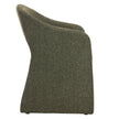 CDC12680-MR Fabric Dining Chair - Twill Green (Set of 2)