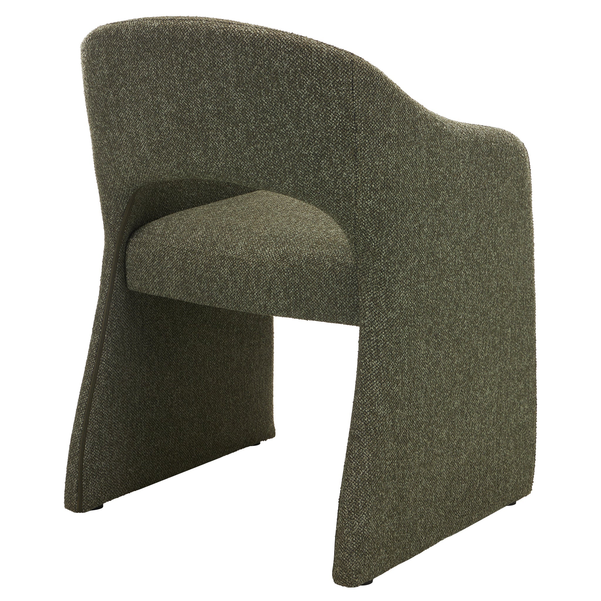CDC12680-MR Fabric Dining Chair - Twill Green (Set of 2)