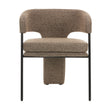 CDC12684-MR Fabric Dining Chair - Cobble Chocolate (Set of 2)