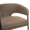 CDC12684-MR Fabric Dining Chair - Cobble Chocolate (Set of 2)
