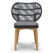 CDC6721-EM Outdoor Dining Chair - Anthracite Grey Cushion (Set of 2)