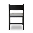 CDC8771-MAx2 Mirit Black Dining Chair - Moon Grey (Set of 2)