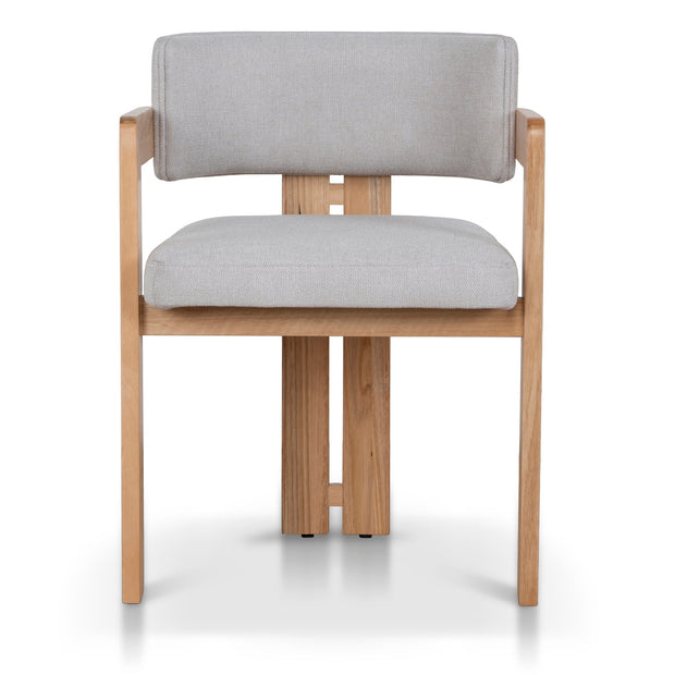 CDC8772-MA Natural Ash Dining Chair - Stone Beige (Set of 2)