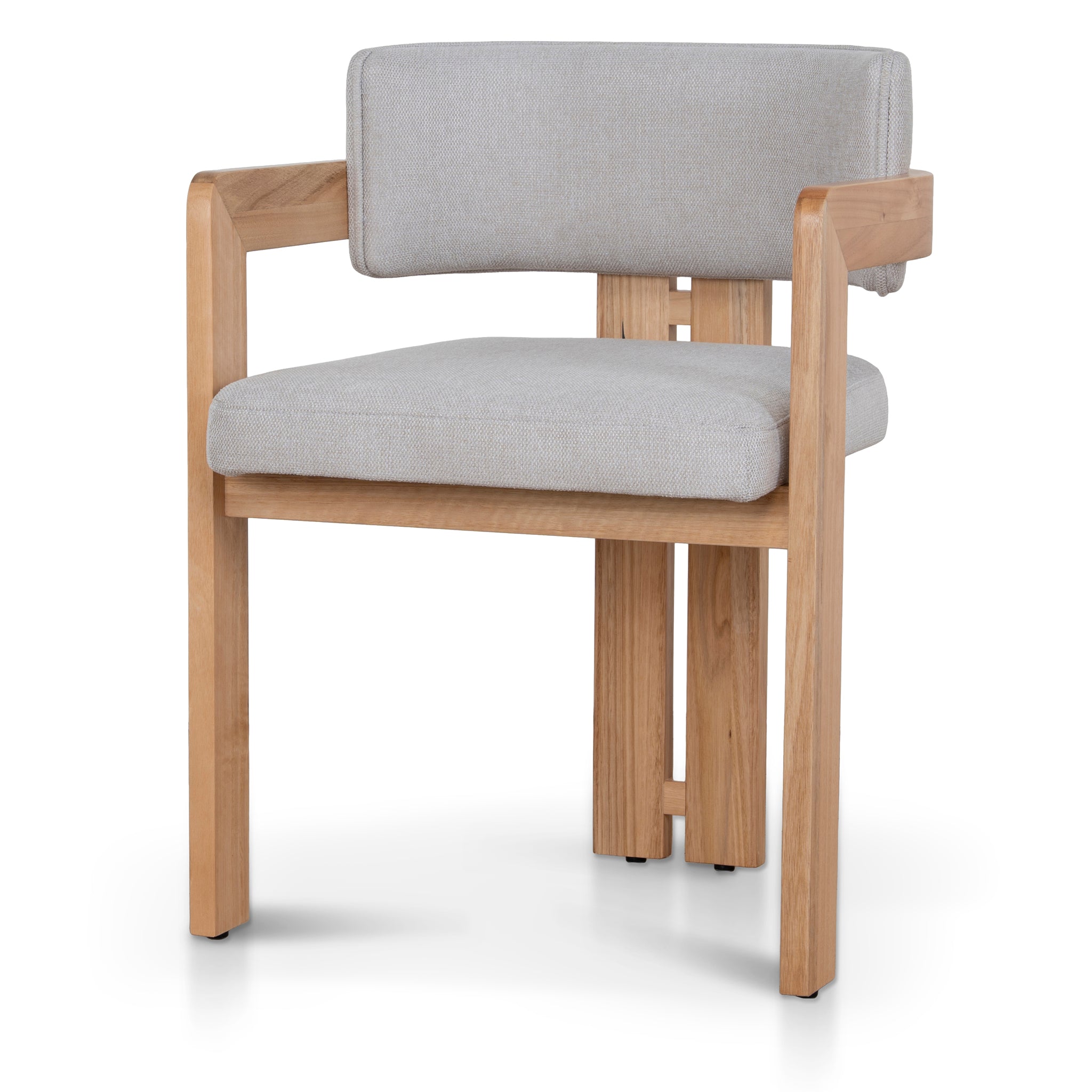 CDC8772-MA Natural Ash Dining Chair - Stone Beige (Set of 2)