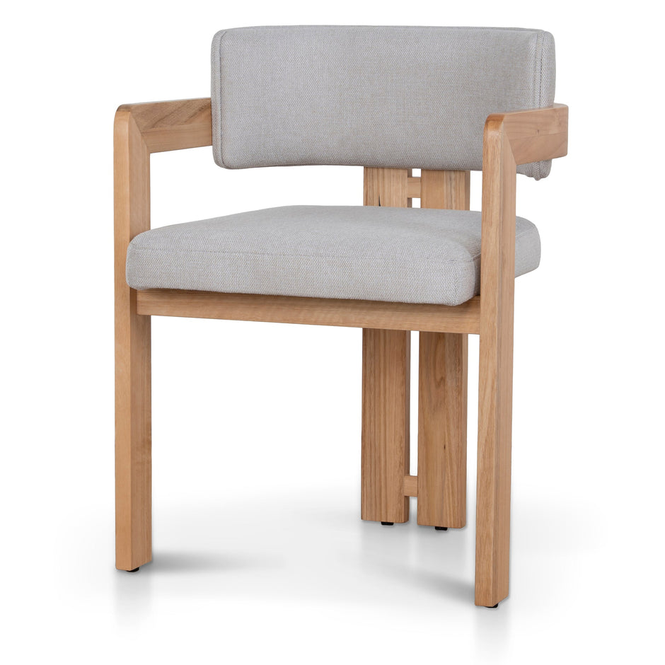 CDC8772-MA Natural Ash Dining Chair - Stone Beige (Set of 2)