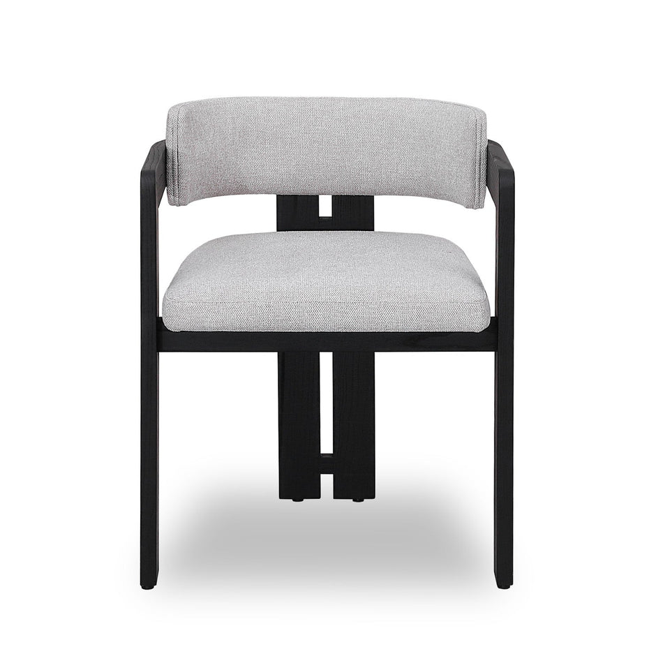 CDC8774-MA Black Dining Chair - Stone Beige (Set of 2)