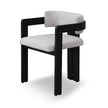 CDC8774-MA Black Dining Chair - Stone Beige (Set of 2)