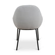 CDC8888-LF Fabric Dining Chair - Pale Grey