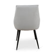 CDC8889-LF Fabric Dining Chair - Pale Grey