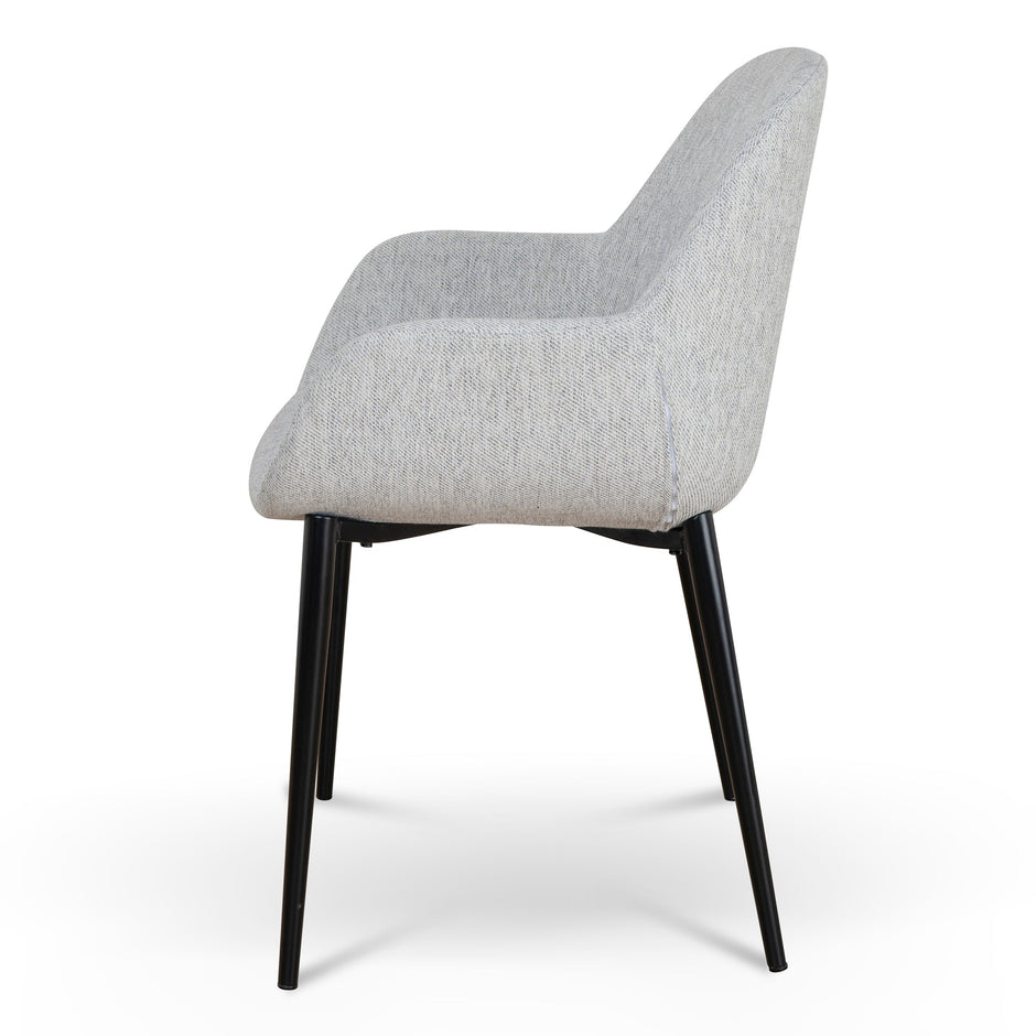 CDC8948-SD Fabric Dining chair - Silver Grey (Set of 2)