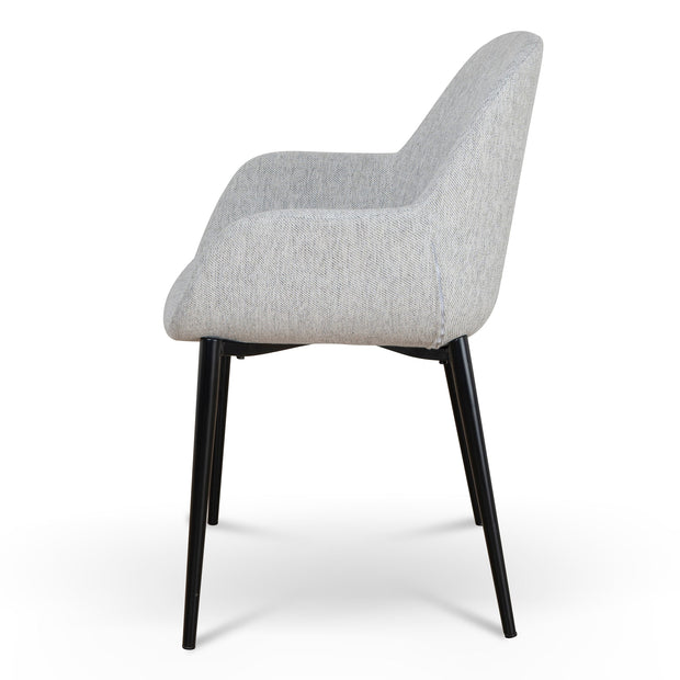 CDC8948-SD Fabric Dining chair - Silver Grey (Set of 2)