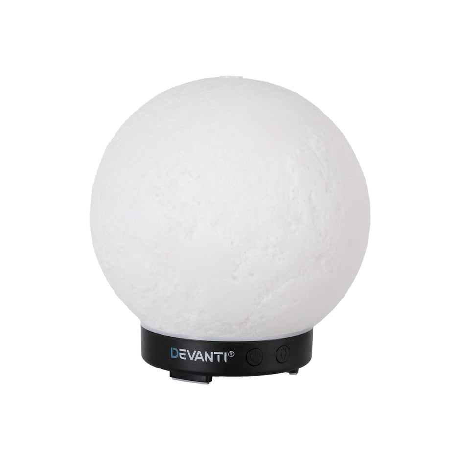 Devanti Ultrasonic Aroma Diffuser Aromatherapy Moon Lamp 100ml