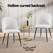 1 Set of 4 Artiss Dining Chair Boucle Sherpa