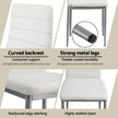 Artiss Dining Chairs Set of 4 Leather Channel Tufted White