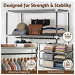 Artiss Large Portable Clothes Closet Wardrobe with Magnetic Door Grey