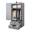 Artiss Large Portable Clothes Closet Wardrobe with Magnetic Door Grey