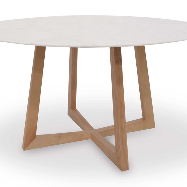 CDT972 1.5m Round Marble Dining Table - Natural