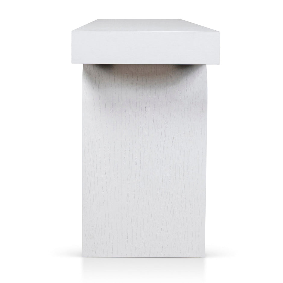 CDT10046-NI 1.9m New Elm Console Table - Full White