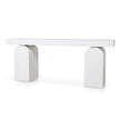 CDT10046-NI 1.9m New Elm Console Table - Full White