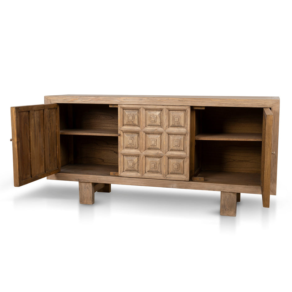 CDT10235-NA 1.83m Elm Sideboard Unit - Natural