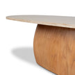 CDT10263-NI 2.8m Travertine Dining Table - Natural