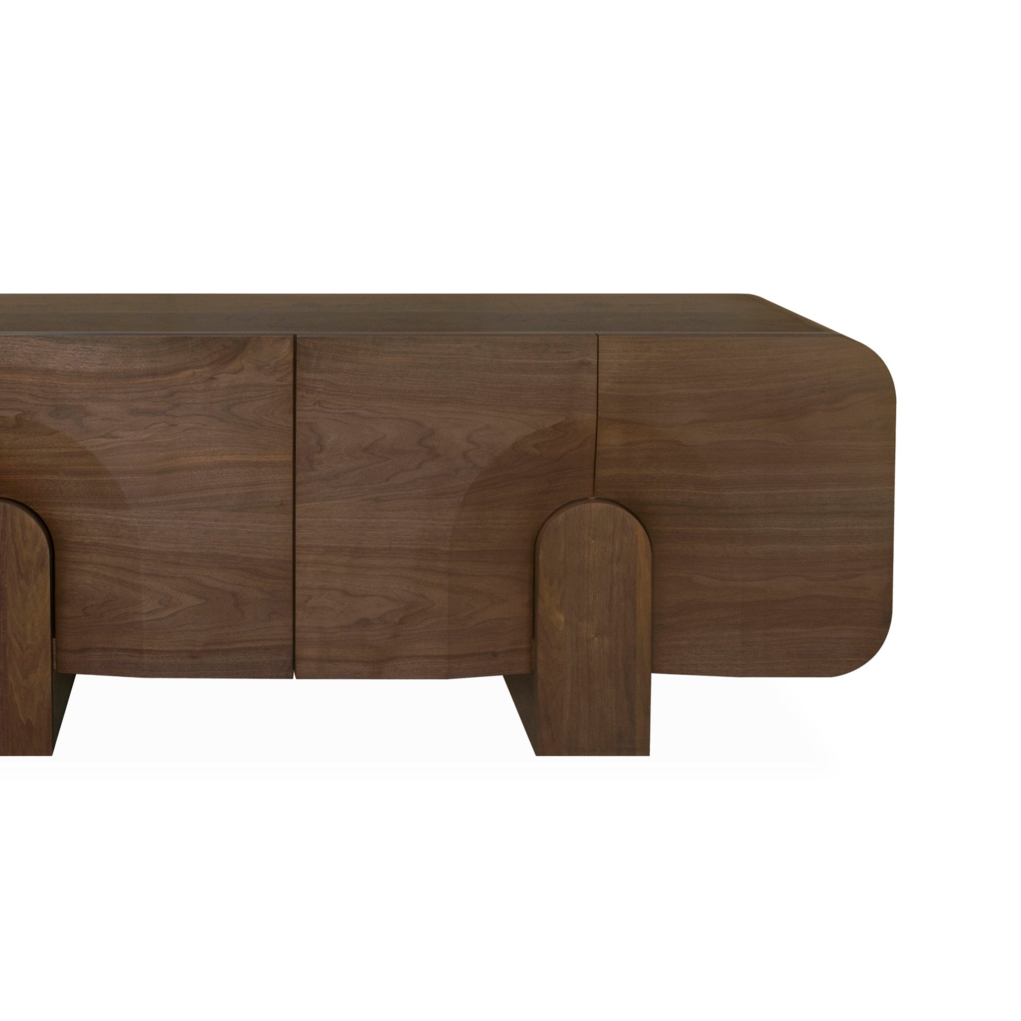CDT10295-VA 2.1m Buffet Unit - Light Walnut