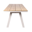 CDT10306-ID 2.3m Sand White Outdoor Dining Table - Natural