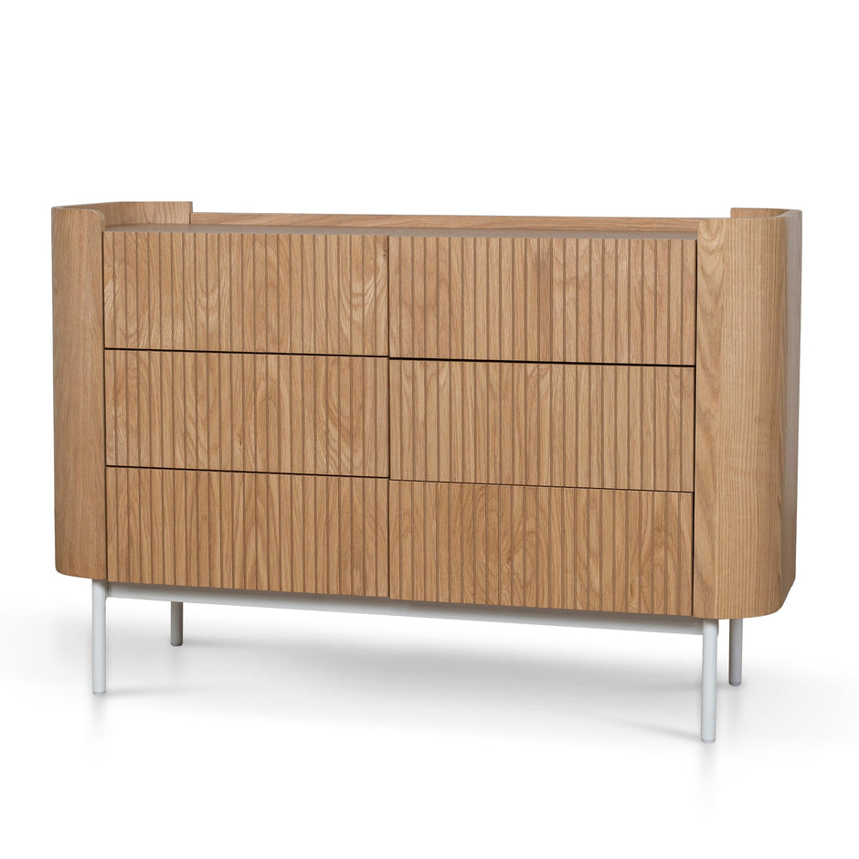 CDT10378-KD 1.2m Chest of Drawers - Natural