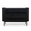 CDT10379-KD 1.2m Chest of Drawers - Full Black