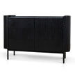 CDT10379-KD 1.2m Chest of Drawers - Full Black